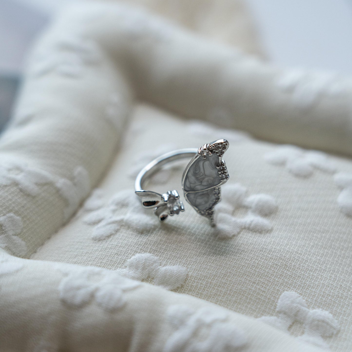 Moonstone Punk Adjustable Ring Collection