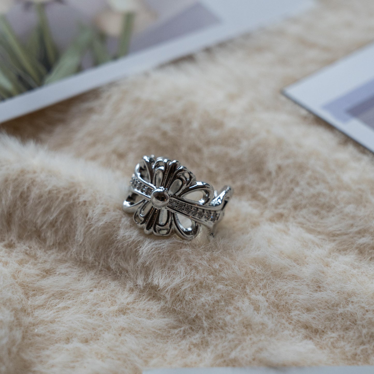 Adjustable Gothic Silver Ring Collection