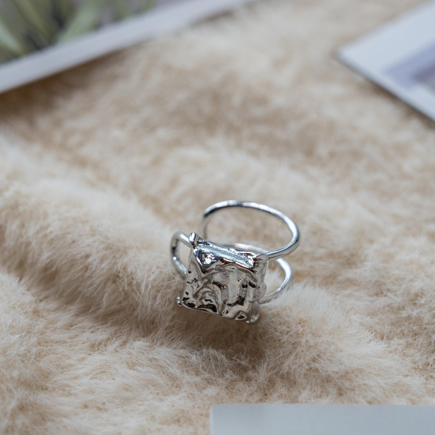 Adjustable Gothic Silver Ring Collection