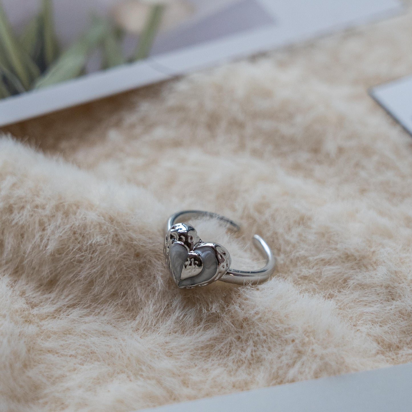 Moonstone Punk Adjustable Ring Collection