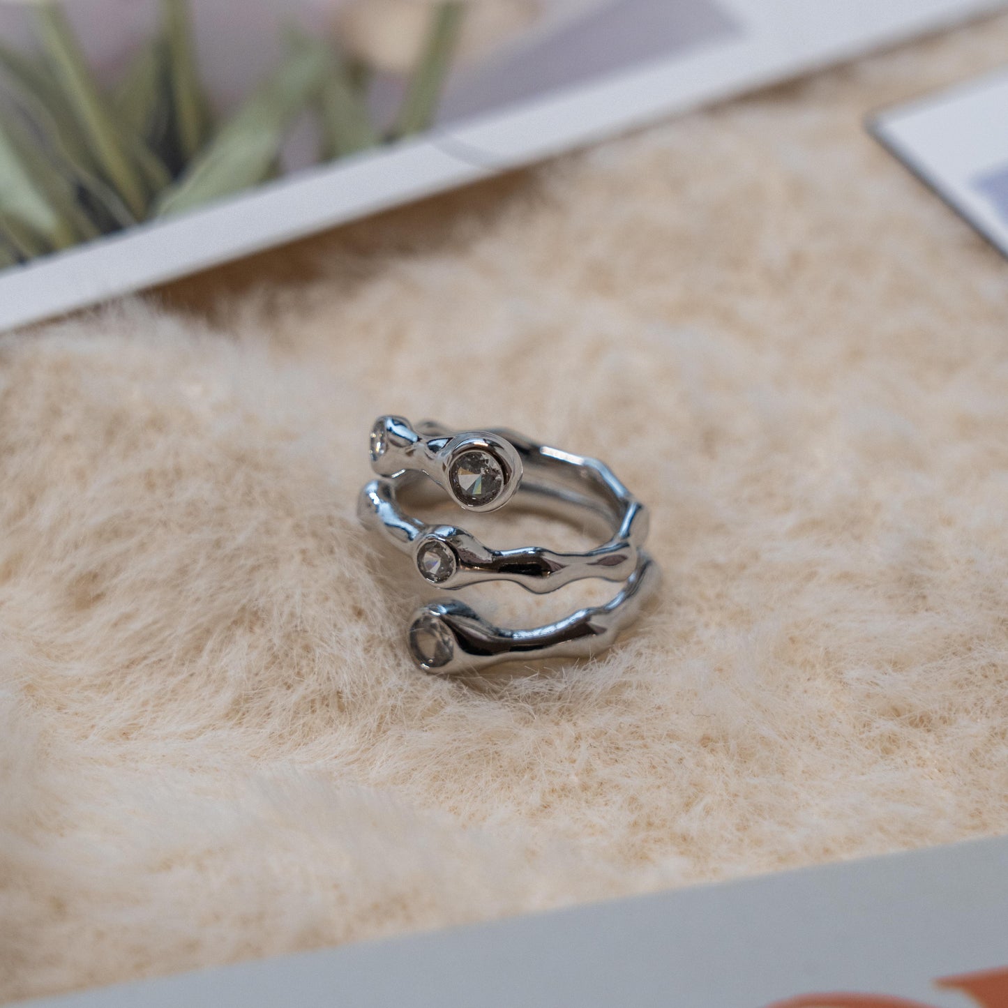 Adjustable Gothic Silver Ring Collection