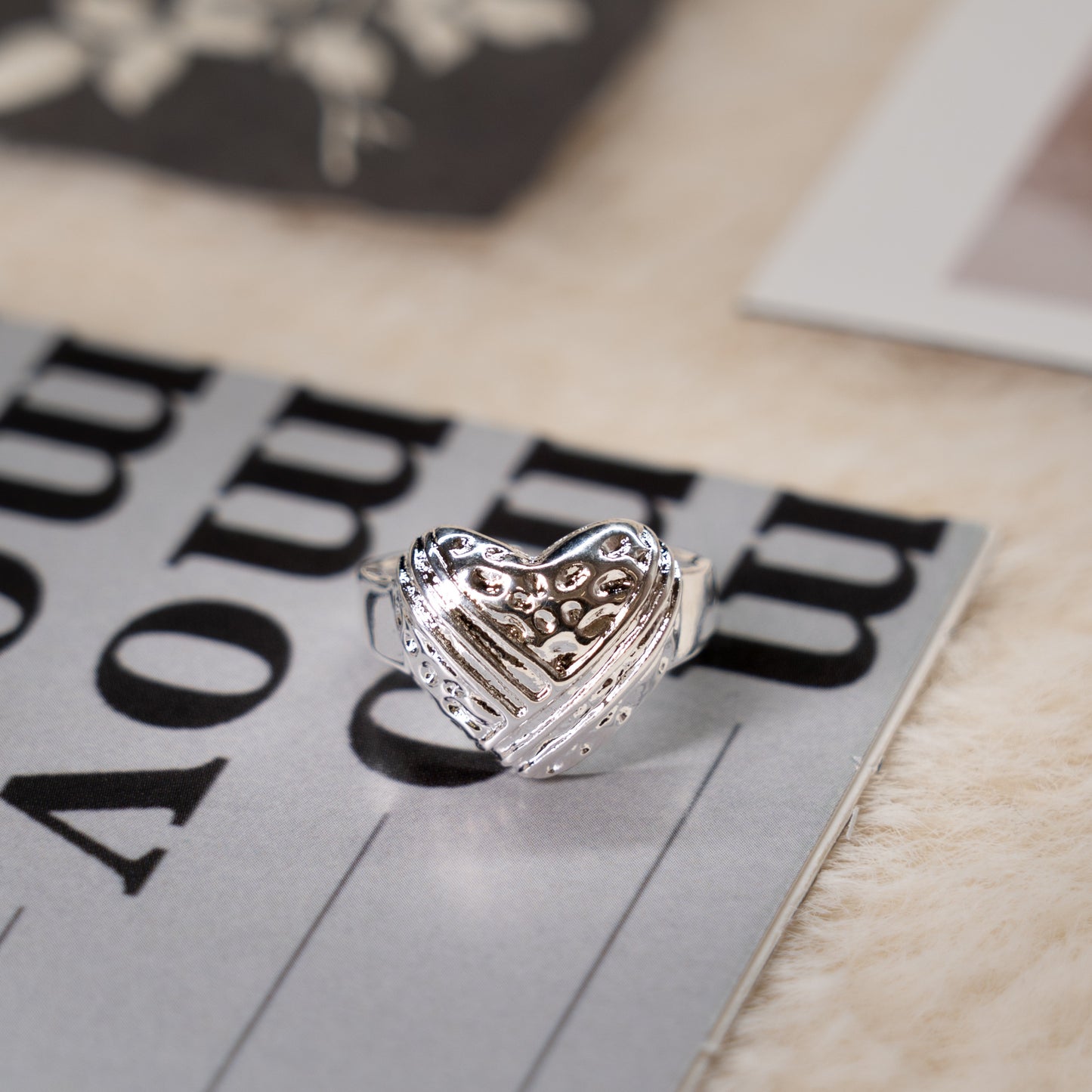 Punk Sliver Adjustable Ring Collection