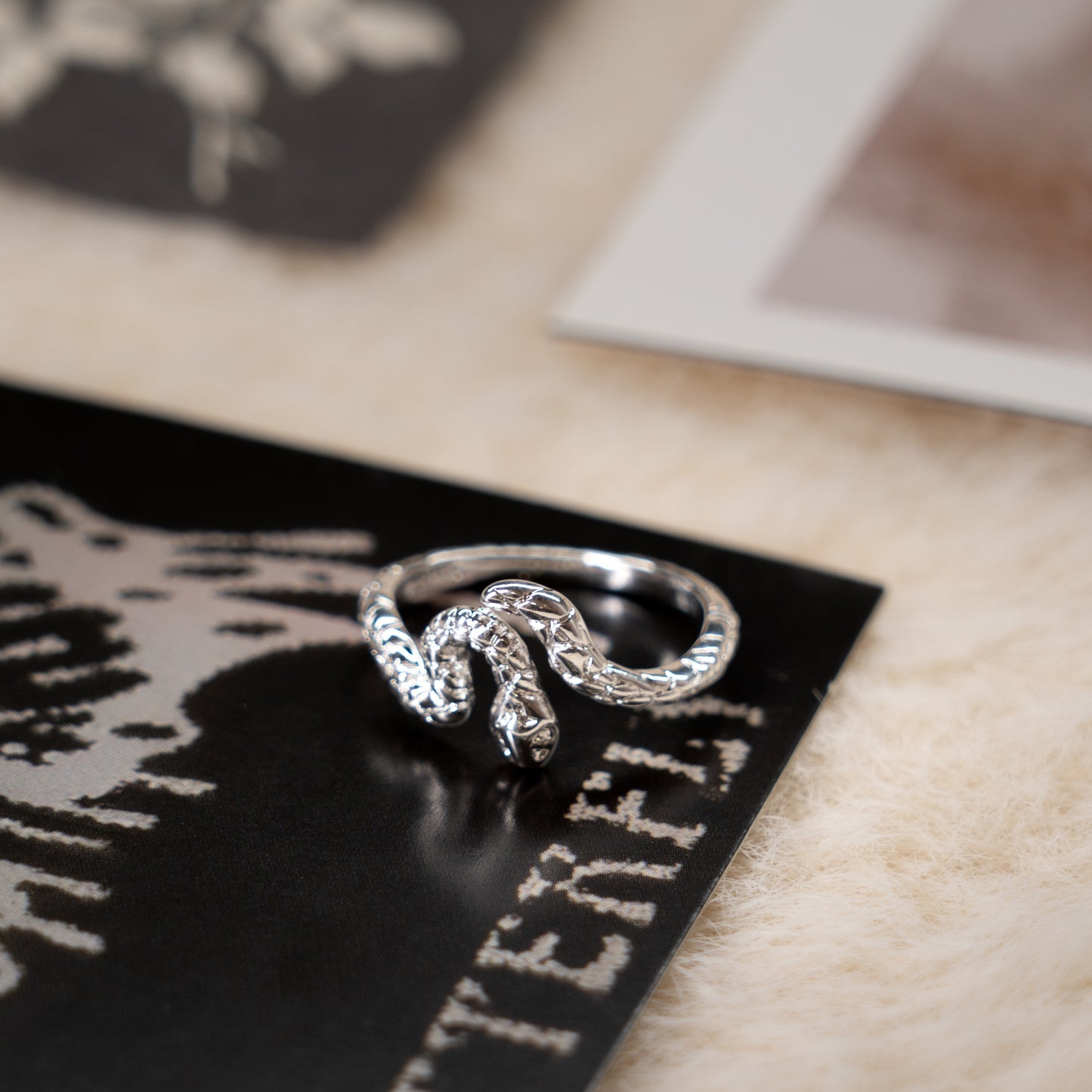 Punk Sliver Adjustable Ring Collection