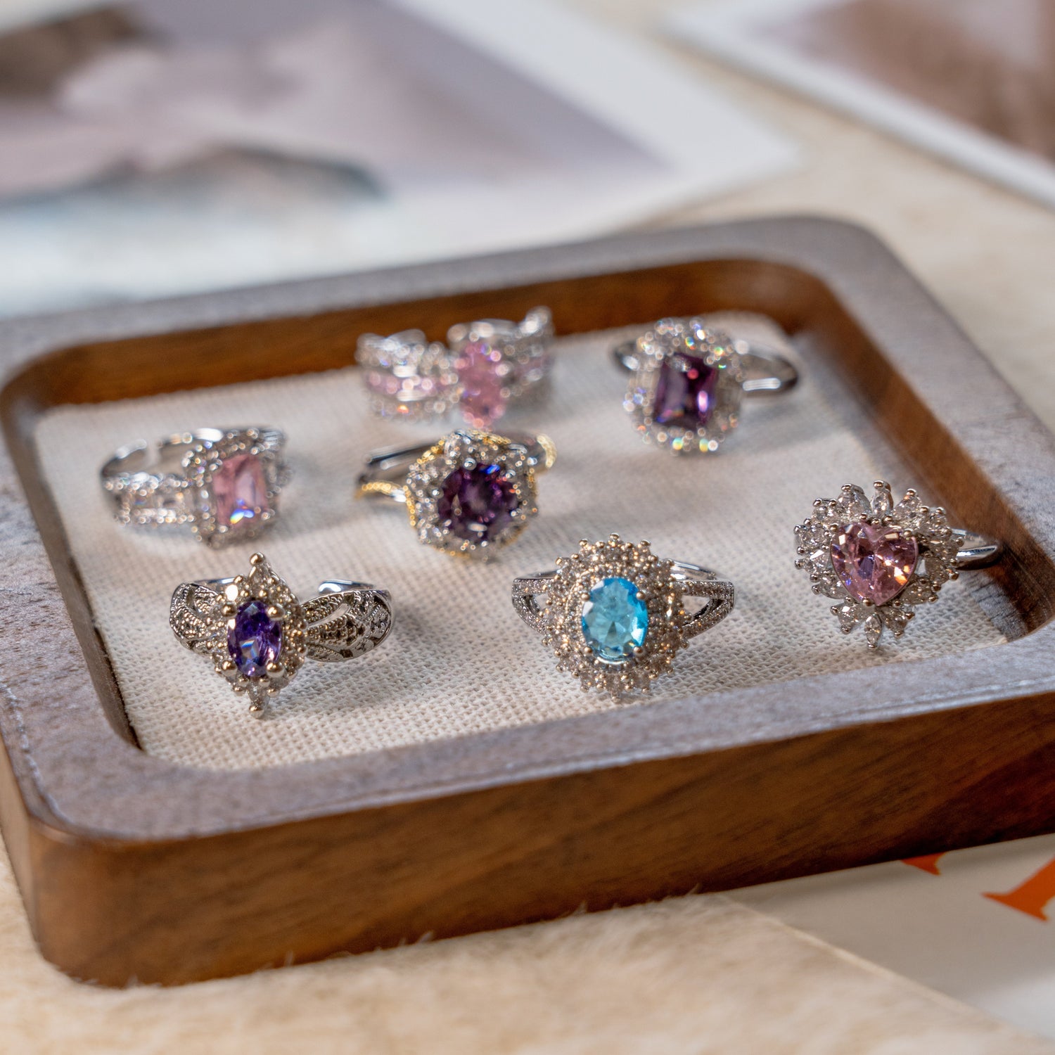 Amazing Sparkling✨ Zircon Halo Design