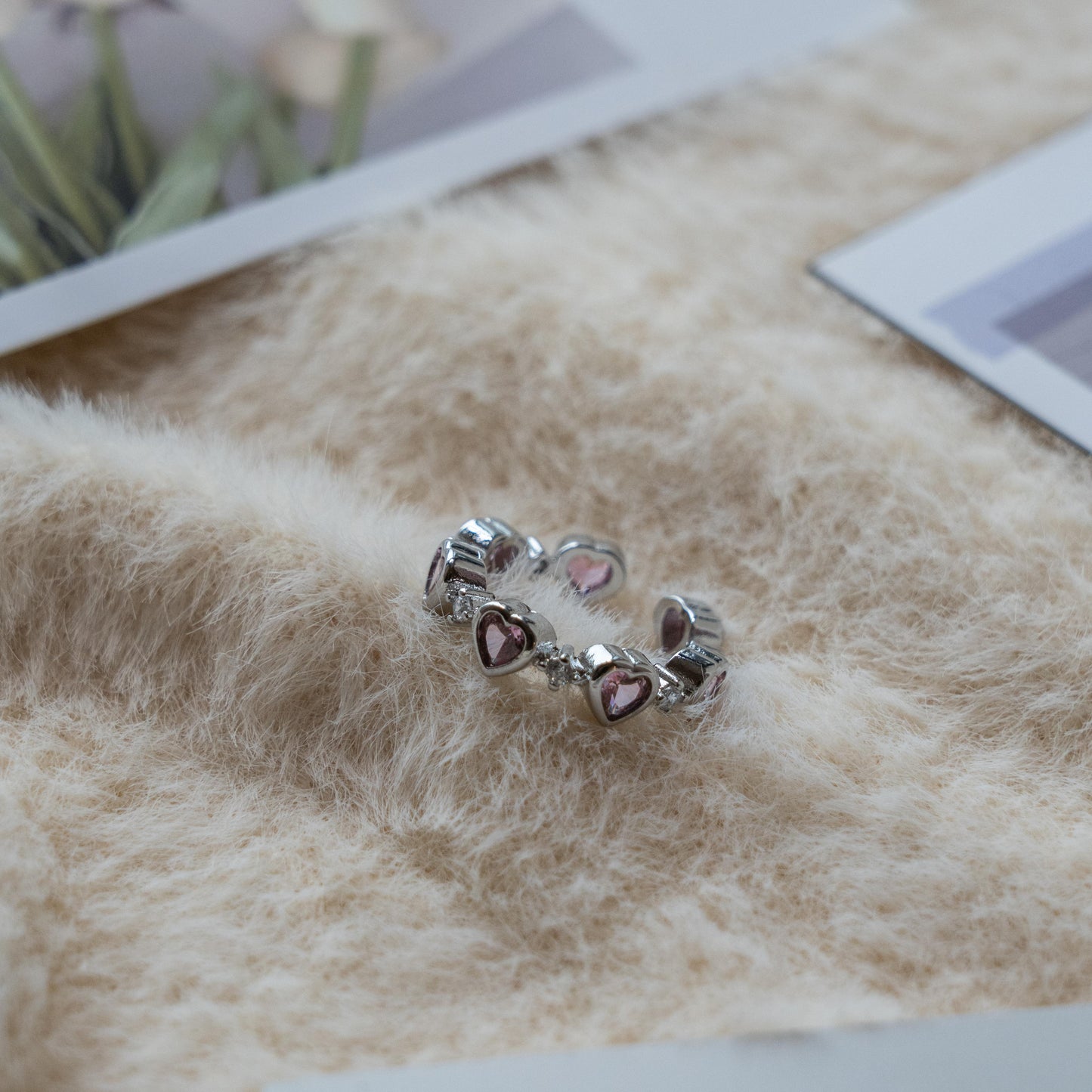 Pink Adjustable Ring Collection