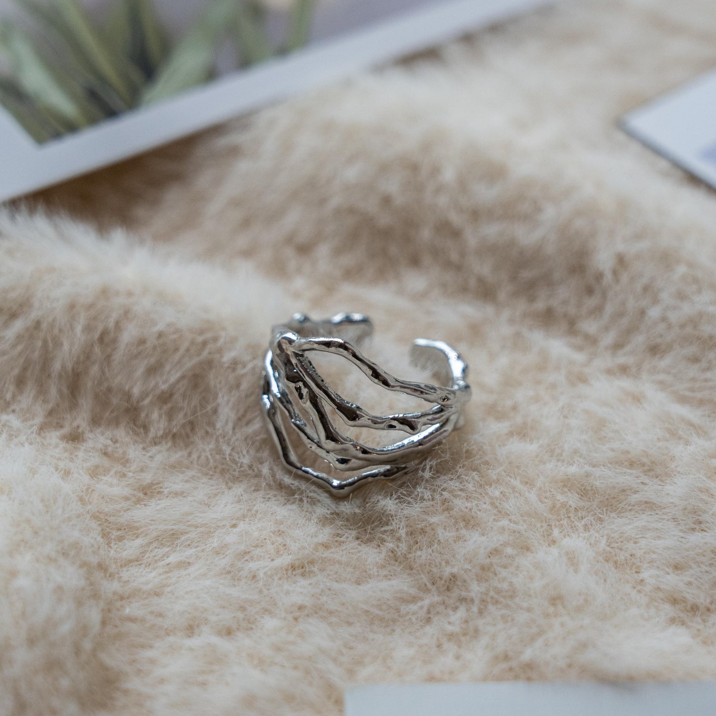 Adjustable Gothic Silver Ring Collection