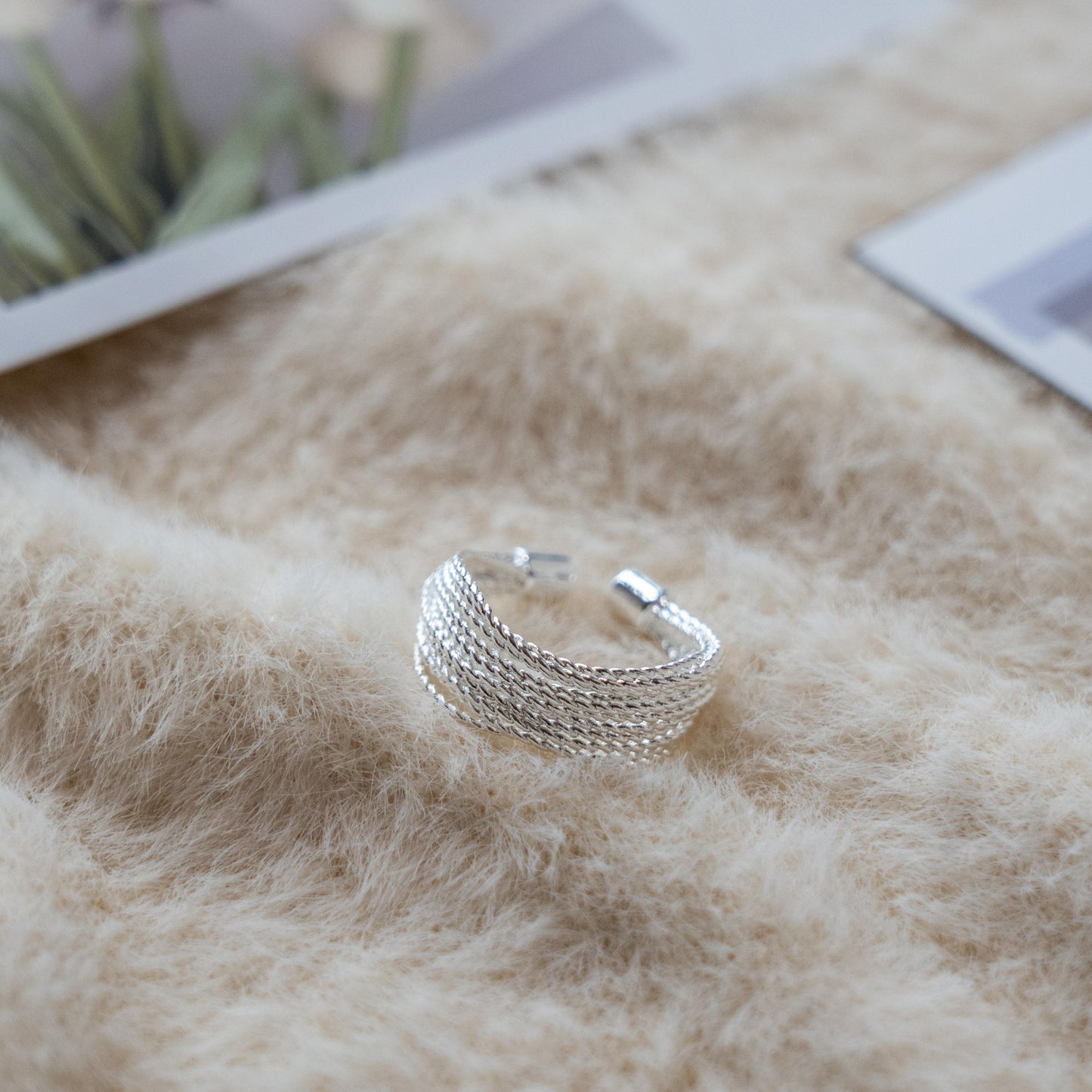 Punk Adjustable Sliver Ring Collection