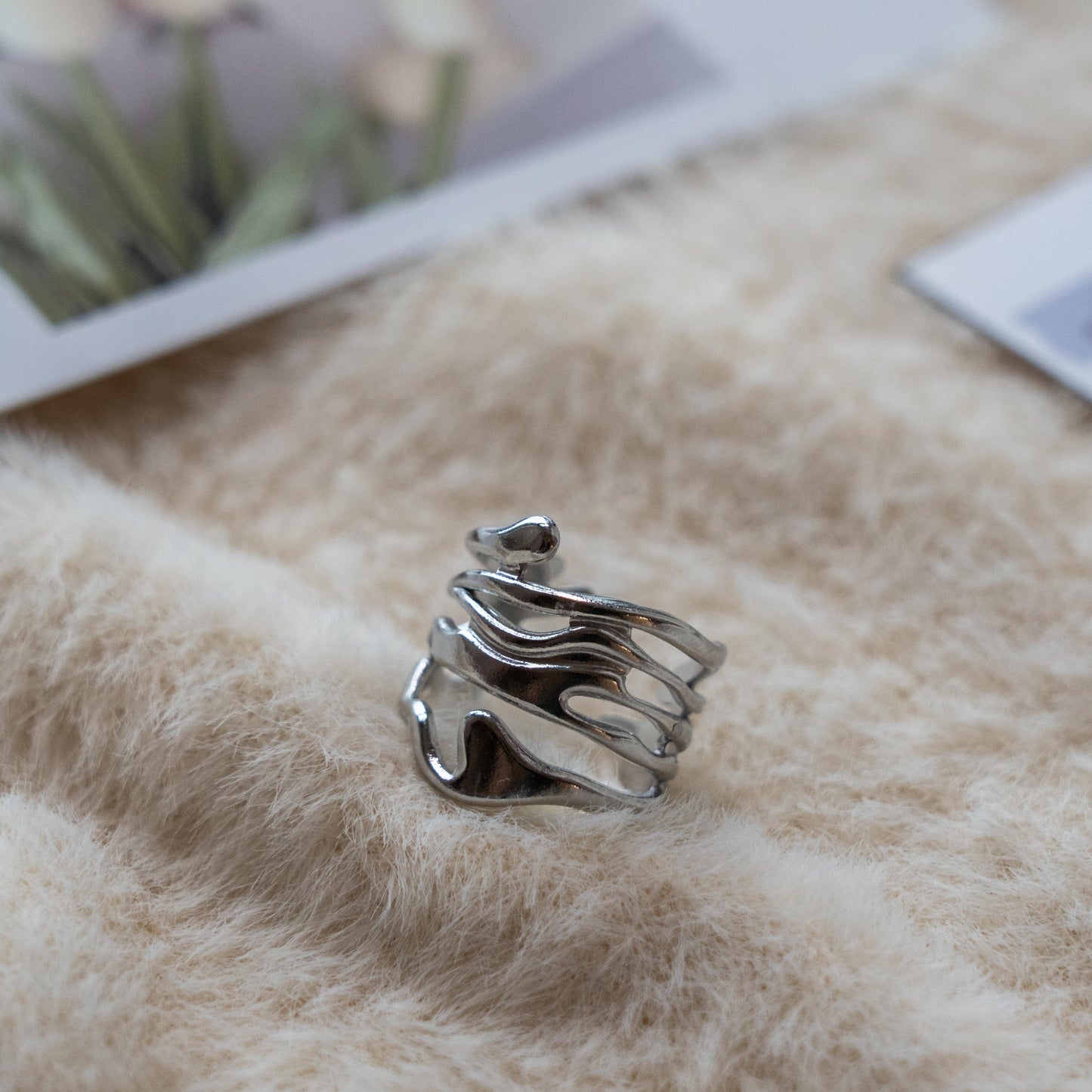 Adjustable Gothic Silver Ring Collection