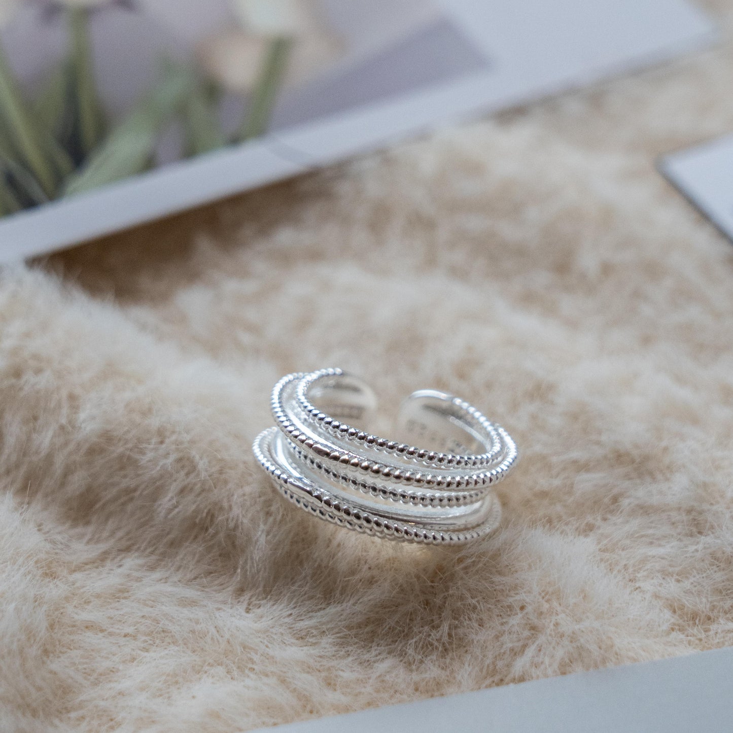 Punk Adjustable Sliver Ring Collection