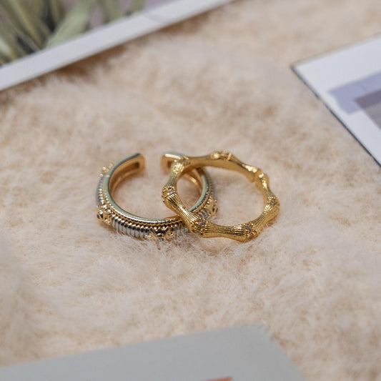 Vintage Style- Minimalist Gold Ring