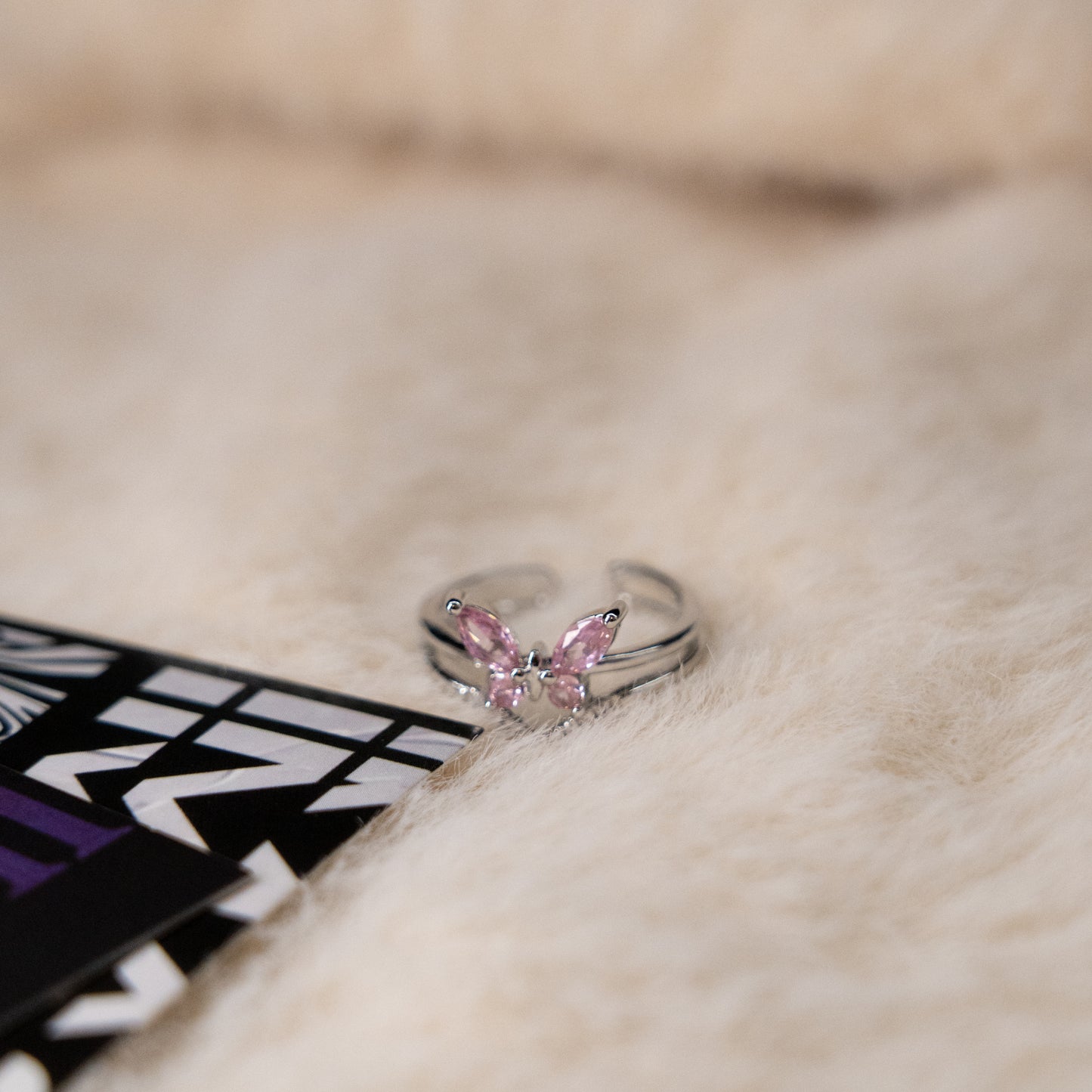 Pink Adjustable Ring Collection