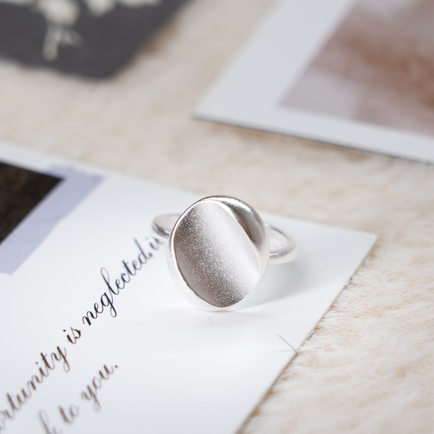 Punk Adjustable Sliver Ring Collection