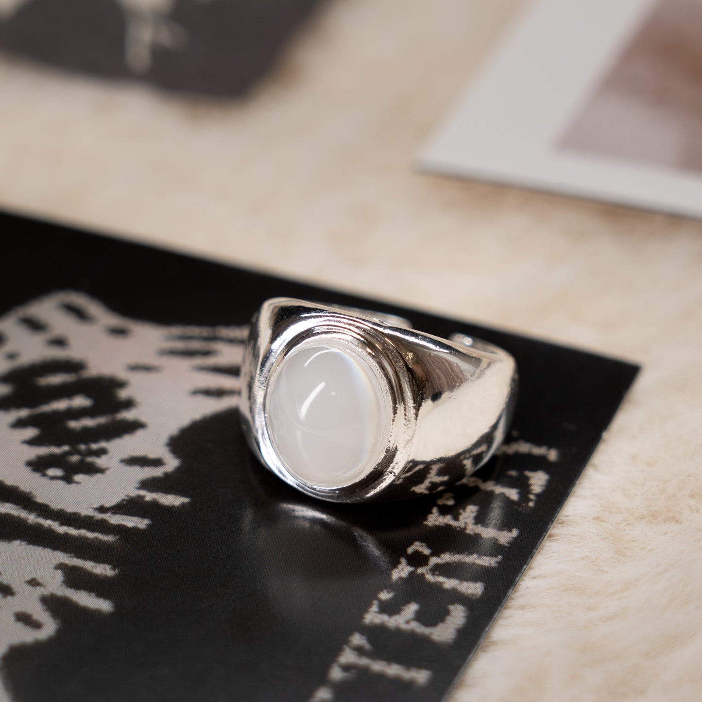 Punk Sliver Adjustable Ring Collection