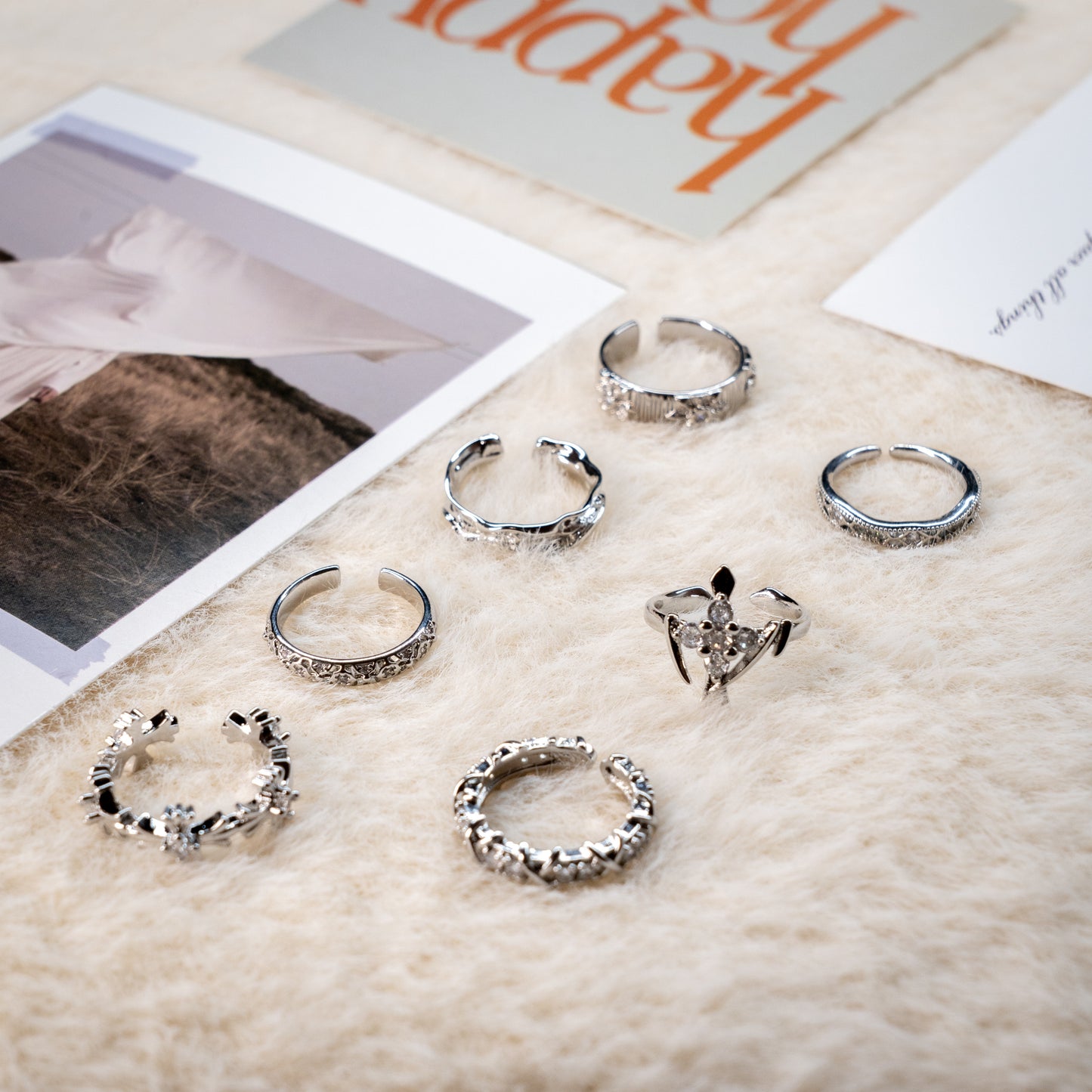 Gothic Silver Ring Collection